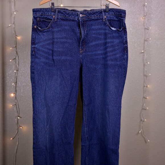 High Rise Wide Leg Jeans - Women's Old Navy Jeans - Size 22 - Picture 1 of 3